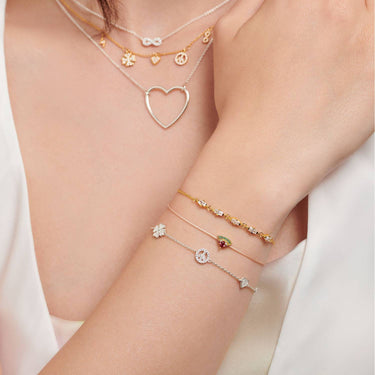 Thomas Sabo Charming Armband Little Secret Wassermelone gold LS126-488-7-L20V